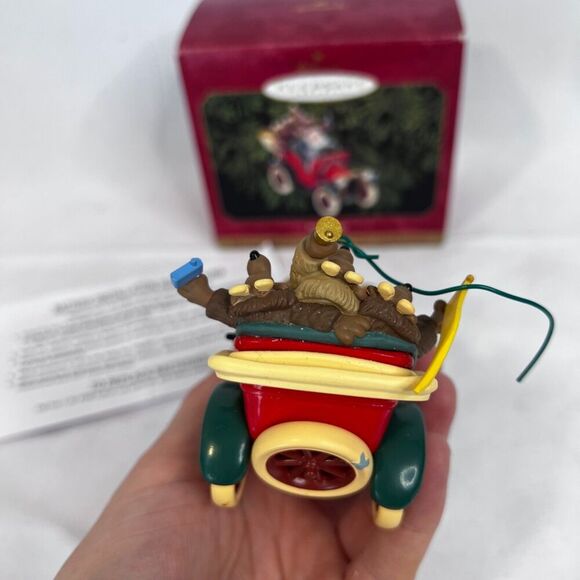 Jazzy Jalopy Hallmark Keepsake Ornament 1999 Christmas Tree Ornament Santa - Picture 5 of 12